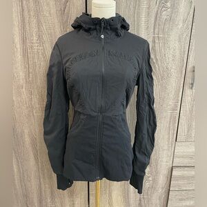 LULULEMON Black Reversible Studio Jacket size 6.